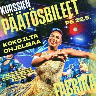 Kurssien päätösbileet pe 22.5.